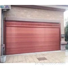 Porta de garagem para garagem para rolos de alumínio motorizada